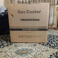 اجاق گاز ۵شعله طرح فر سفید