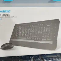 کیبورد باسیم با موس نو آکبند(موس اضافه اشانتیون)|قطعات و لوازم جانبی رایانه|تهران, مینیسیتی (شهرک نفت)|دیوار