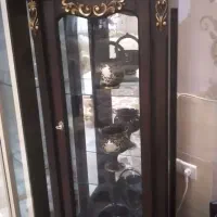 ساعت قدی وبوفه باظروف داخلش نو|صنایع دستی و سایر لوازم تزئینی|اراک, |دیوار