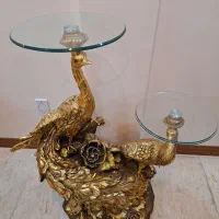 دکوری طاووس ورق طلایی