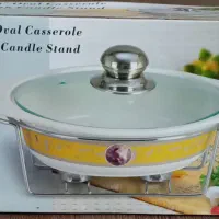 ظرف سوفله خوری وارمردار سایز بزرگ سه شعله آکبند