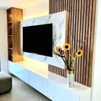 اینجاست مرکزمیزتلویزیون ترمووال نمایشگاه ماربل شیت