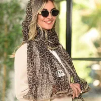 شال توری پلنگی ترنده بازار
