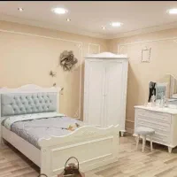 سرویس تخت وکمد نوجوانی چوبMDF کد۱۰۹