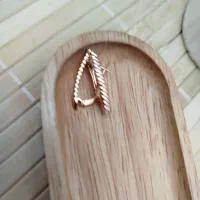 گوشواره روزمره ژوپینگ آبکاری طلا|بدلیجات|قم, در بهشت|دیوار