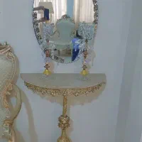 کنسول آیینه و شمعدان