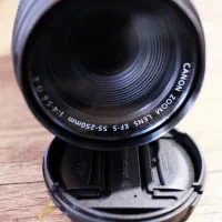 لنز دوربین عکاسی کنون ۵۵ ۲۵۰ و ۱۸ ۵۵|دوربین عکاسی و فیلم‌برداری|لاهیجان, شهرک سلمان فارسی|دیوار