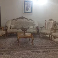 مبل استیل ۹نفره به همراه دوتا کاناپه راحتی