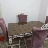 میز غذا خوری ۴ نفره|میز و صندلی غذاخوری|ابهر, |دیوار