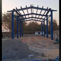 ساخت سوله وسقف شیروانی گلخانه صنعتی پل جرثقیل