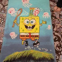 گلیم فرش طرح باب اسفنجی