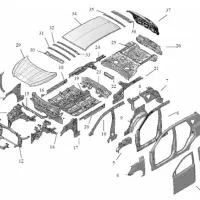 لوازم بدنه ماشین های ایرانخودرو و سایپا رنگی و خام|قطعات یدکی و لوازم جانبی|رشت, هلال احمر|دیوار
