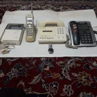 فروش ۳دستگاه تلفن رومیزی ساعت وپنل تصویری