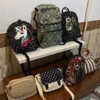 حراج کیف زنانه رودوشی کوله پشتی دونه ای ۵۰