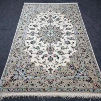 فرش دستباف اردکان نو ۶ متری رنگ کرم