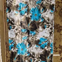 پارچه ساتن طرح دار زیبا