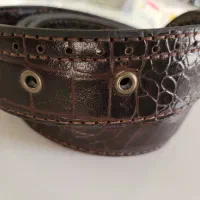 کمربند مردانه تمام چرم گاوی کار دست