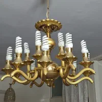 لوستر برنج آب طلا