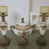 ست دکوری گلدکیش اصل، سالم و بسیار شیک