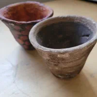 گلدون سفالی قدیمی