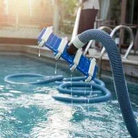 جارو استخری/نگهداری استخر/کردان/سهیلیه