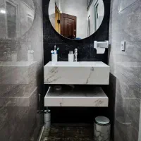 روشویی سنگ طبیعی سرامیکی