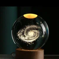 گوی کریستالی چراغ دار طرح کهکشان