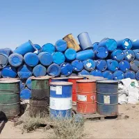 بشکه پلاستیکی 220لیتری درب دار و بدون درب