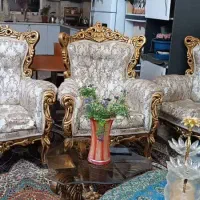 مبل ۹نفره ۳عددمیز داره خیلی سالمه شیک|مبلمان خانگی و میز عسلی|تهران, هاشم‌آباد|دیوار