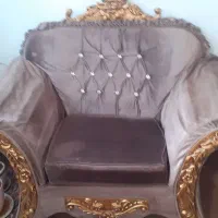 مبل سلطنتی چوب گردو درحد نو|مبلمان خانگی و میز عسلی|تهران, شهرک گلها|دیوار