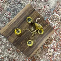 لوستر چوبی ۴عدد حبابی