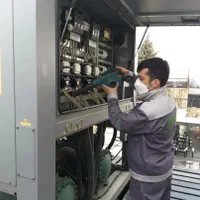 تعمیرموتورخانه چیلر سردخانه فن کوئل منبع کوئلی پمپ