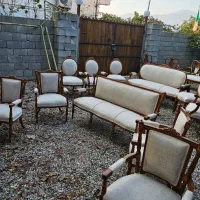 مبل نیو کلاسیک به دلیل تغییر شغل نصف قیمت