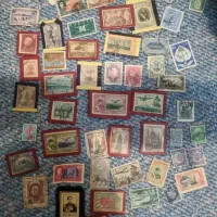 تعدادی تمبر|کلکسیون سکه، تمبر، اسکناس|دماوند, گیلاوند|دیوار