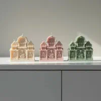 شمع دکوراتیو هنری با رنگ بندی خاص|صنایع دستی و سایر لوازم تزئینی|تهران, اختیاریه|دیوار