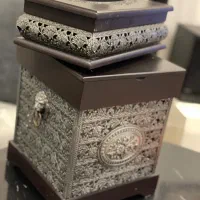 ست سطل زباله و جادستمالی آنتیک