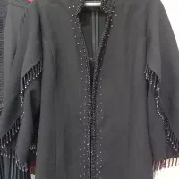 مانتوسنگدوزی کریستال دوزی مجلسی