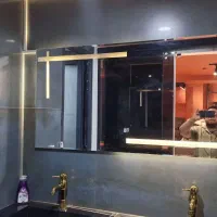 آینه روشویی نور دار و تاچ