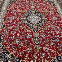 فرش دستباف ۱۲ متری لاکی کاشان