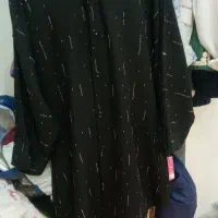 شومیز قواره دار مشکی نگینی