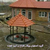 باربیکیو فر پیتزا کبابپز سقف ویلا آلاچیق سفال