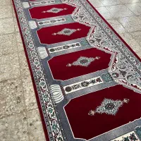 فرش مسجدی قرمز طرح قدس