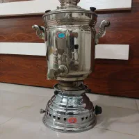 سماور بزرگ قدیمی زخیم برنجی