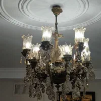 لوستر برنج ۱۲شاخه