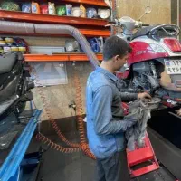 تعمیرات انواع موتور اسکوتر   svm  فیدل .کاوان ویند