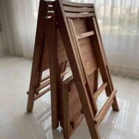 صندلی تاشو تمام چوب و کم جا|میز و صندلی غذاخوری|شاندیز, |دیوار