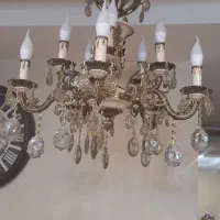 لوستر برنز ۵ شاخه دوبل