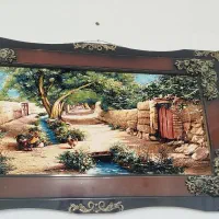 تابلو فرش .کار مشهد