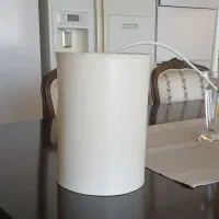 لوستر استوانه ساده سفید