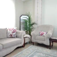 ست کامل مبلمان با جلو مبلی سالم و تمیز|مبلمان خانگی و میز عسلی|رامسر, |دیوار
